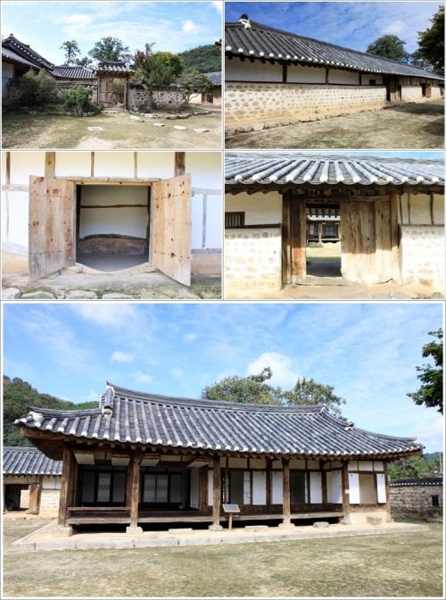 ▲ 가옥 안의 공간과 사랑채