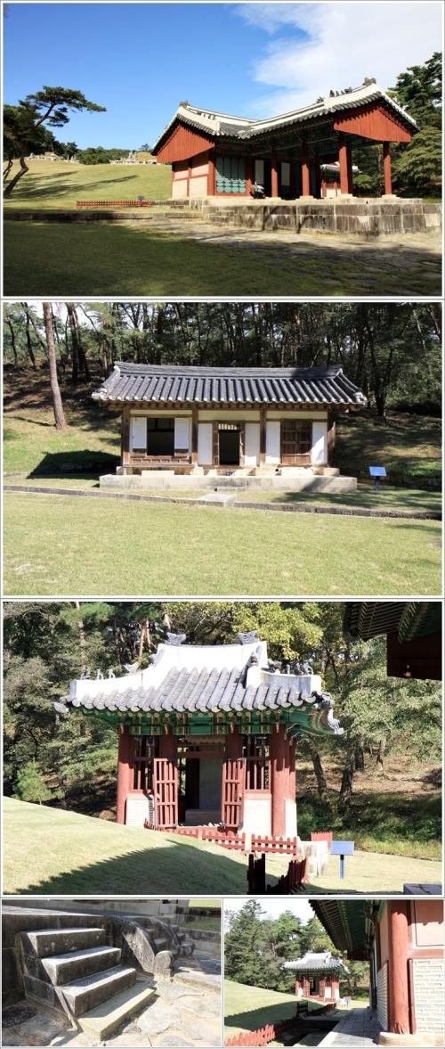 ▲ 정자각 주위의 부속 건물