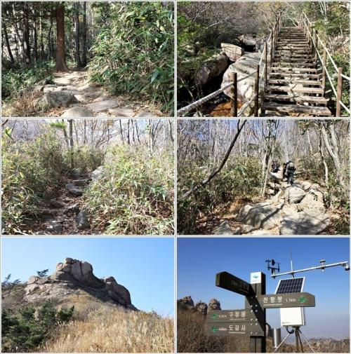 ▲ 입구에서 바람재까지
