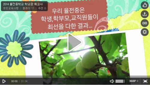 해마다 하던 동영상 회고사, 이번엔 생목소리로 하였다.
