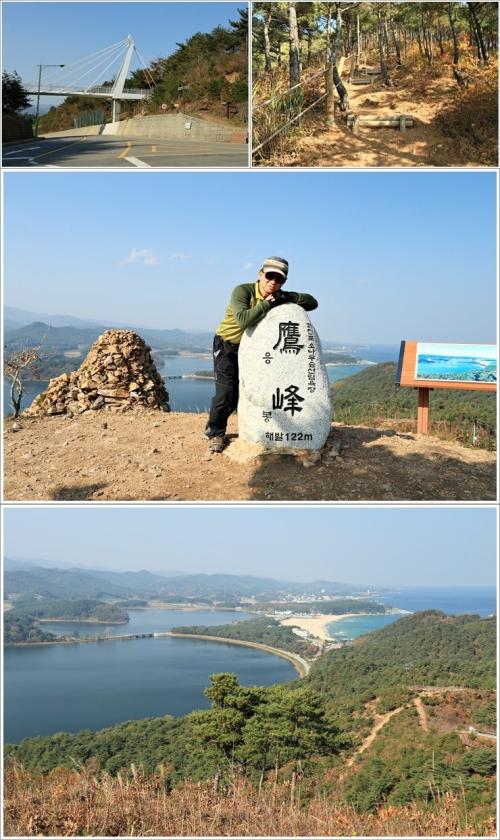 ▲ 응봉에서 바라본 화진포
