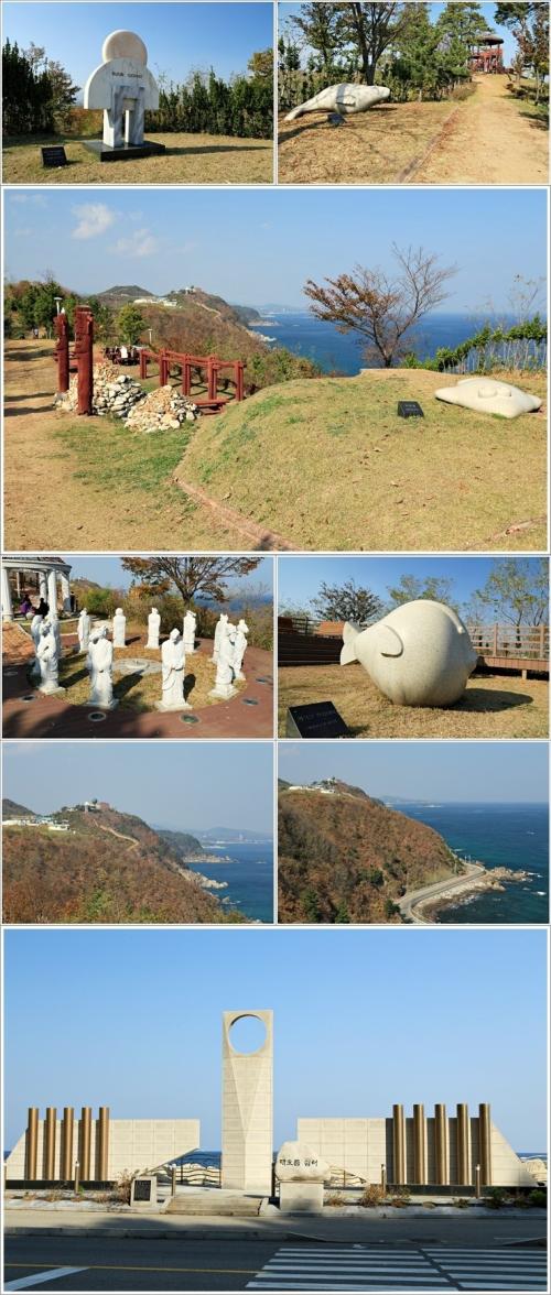 ▲ 해맞이봉산림욕장 정자에서 해오름 쉼터까지