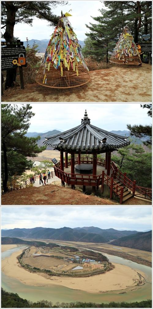 ▲ 회룡대와 회룡포 풍경