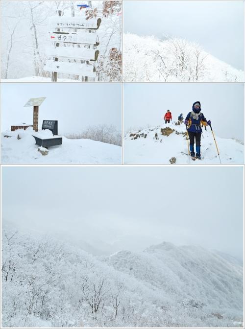 ▲ 민주지산 정상까지