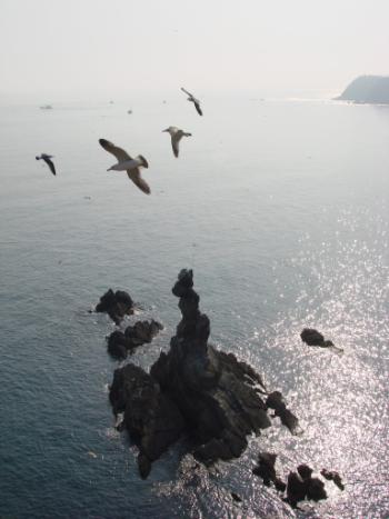 용트림바위 전경